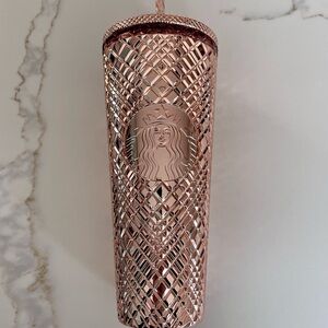 Starbucks Rose Gold Tumbler